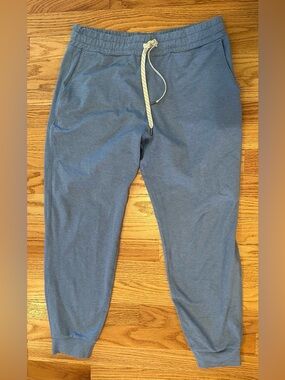 Vuori Women’s Small Blue Jogger Sweatpants Drawstring Stretch Lounge Activewear